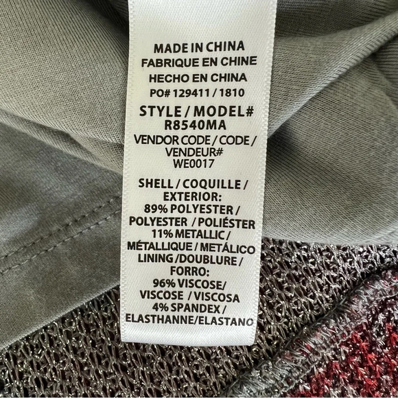 SPLENDID X MARGHERITA MISSONI Dress Brillare Daisy Metallic Midi Sheath Small - Picture 14 of 16